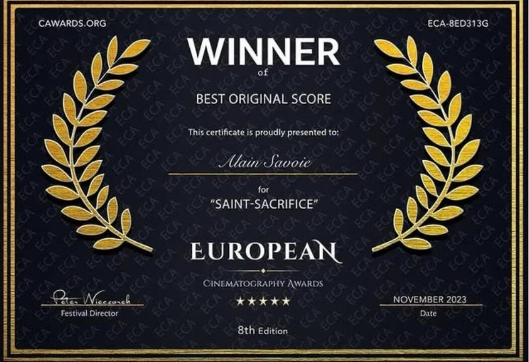 Winner Best Original Score | Saint-Sacrifice